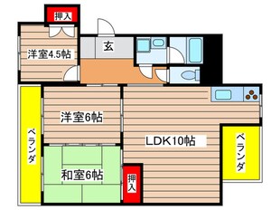 スペ－ス北屋敷の物件間取画像